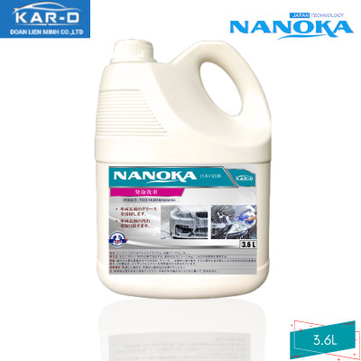 Dung dịch bọt rửa xe Nanoka dung tích 4L