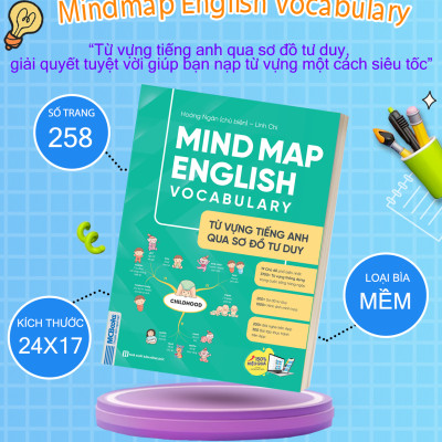 Sách - Mind Map English Vocabulary -Từ vựng tiếng Anh qua sơ đồ tư duy Mcbooks
