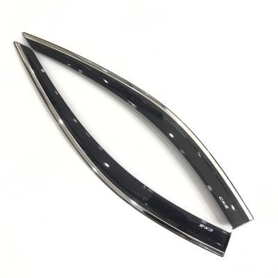 Bộ vè che mưa cao cấp viền INOX dành cho xe Mazda CX-5 2018