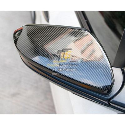 Bộ ốp gương chiếu hậu Honda Civic 2016-2019 vân Carbon cap cấp