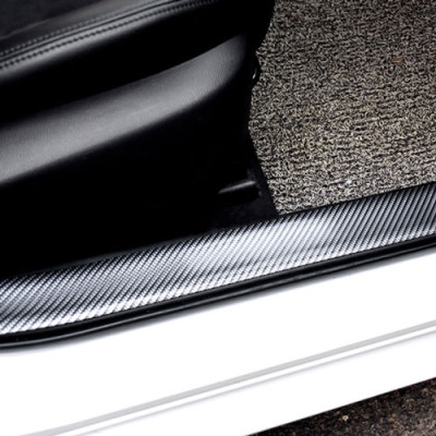 Miếng Dán Sợi Carbon Chống Va Chạm Chống Xước Chống Trượt Bảo Vệ Xe Dài 1 mét Rộng 5cm