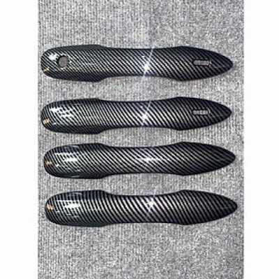 Bộ 4 Ốp Tay Nắm Cửa Dành Cho Xe Ô Tô Camry 2019 2020 Vân Cacbon