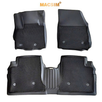 Thảm 2 lớp (sd3) dạng lưới lục giác cho Mitsubishi XFORCE bề mặt cao su siêu sạch nhãn hiệu Macsim