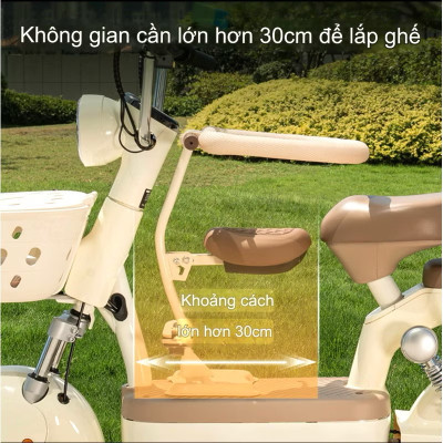 Ghế Ngồi Xe Điện Cho Bé Gấp Gọn Dễ DàngP