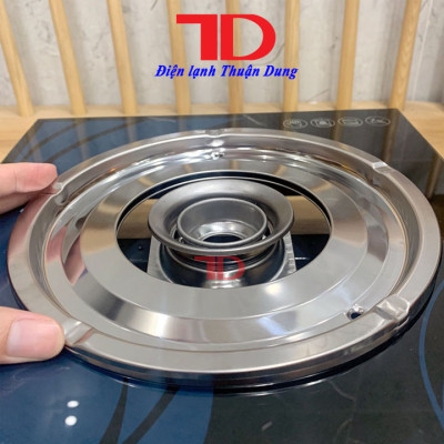 Kiềng bếp gas 5 chân + Khay mâm inox dùng cho các loại bếp dương kính, bếp đơn, bếp đôi hàng nhập khẩu - Điện lạnh Thuận Dung