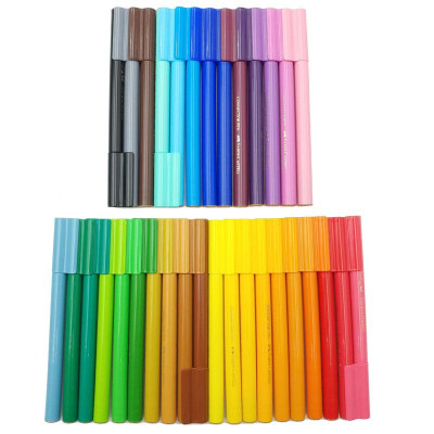 Hộp 33 Bút Lông Màu Connector Faber-Castell 15 55 44 - Hộp Hình Ngựa Unicorn