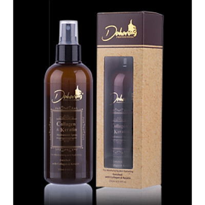 Collagen and Keratin Hydramoist Spray - Xịt dưỡng tóc 4 lớp Dahana 250ml