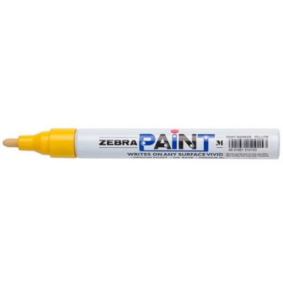 Bút Lông Bảng Zebra Paint Marker - Màu Vàng