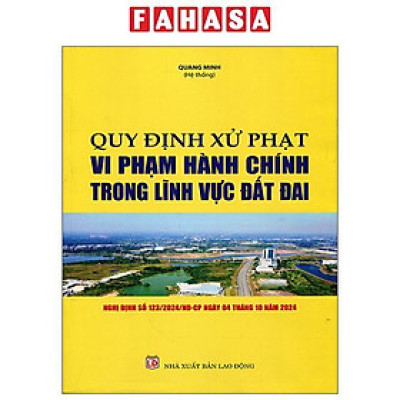 Sách - Quy Định Xử Phạt Vi Phạm Hành Chỉnh Trong Lĩnh Vực Đất Đai