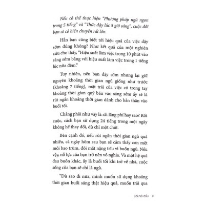 Sách - Ngủ ít vẫn khỏe - 5 tiếng là đủ sao phải là 8 - Thái Hà
