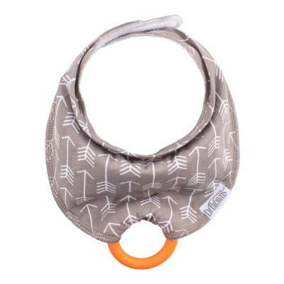 Yếm Cotton Bandana Bibs kèm ngậm nướu Silicone - Dr.Brown
