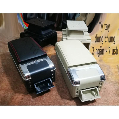 Vinfast Fadil Hộp Tỳ Tay Dành Cho Xe Vinfast Fadil 2019 2020- có cổng cắm USB màu đen