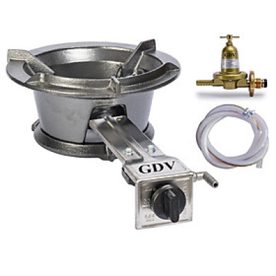 Combo Bếp Gas Công Nghiệp Sơn Tĩnh Điện Kèm Van Dây - Hàng Chính Hãng