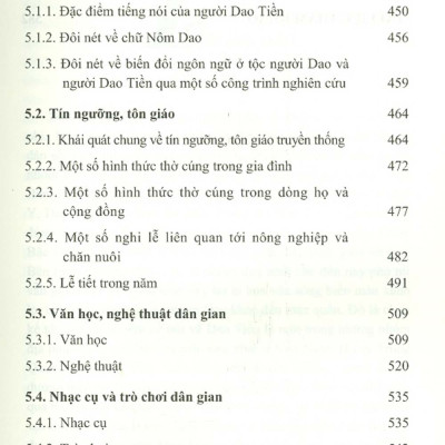 Người Dao Tiền Ở Việt Nam