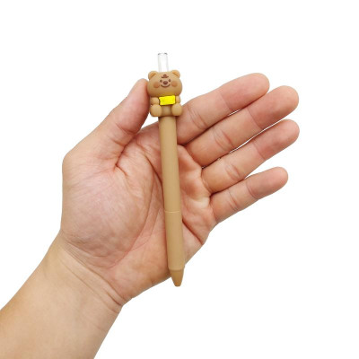 Bút Chì Bấm Bear Cheese - Kuki KK-7489-MD-TK - Màu Nâu