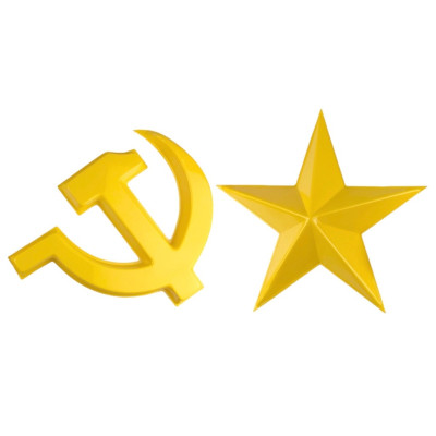 Ngôi sao mica vàng NSM40 40cm 2mm hút nổi