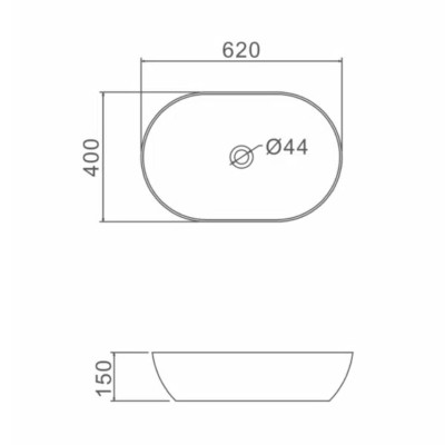 CHẬU LAVABO SỨ NGA CAO CẤP GAPPO  GT302