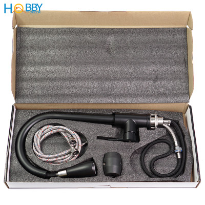 Vòi rửa chén nóng lạnh Inox 304 dây rút 3 chế độ Hobby Home Decor VDR6