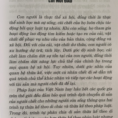 Di chúc và điều kiện có hiệu lực của di chúc