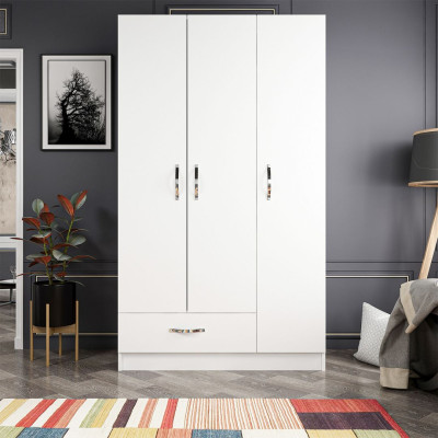 Tủ áo gỗ công nghiệp thiết kế nhỏ gọn SMLIFE Cavty