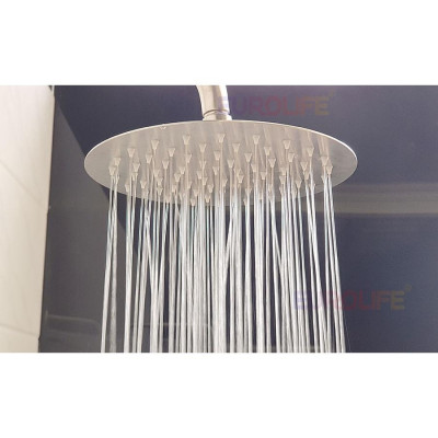 Bộ vòi sen tắm đứng INOX 304 nóng lạnh EL-S909 (Trắng bạc)