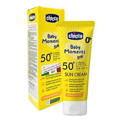Kem Chống Nắng 3 Tác Động Chicco Baby Moments SPF 50+