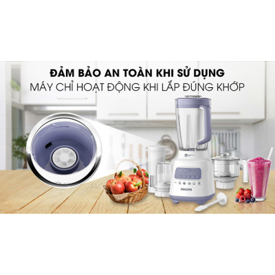 Máy xay sinh tố Philips HR2223/00 - Hàng Chính Hãng