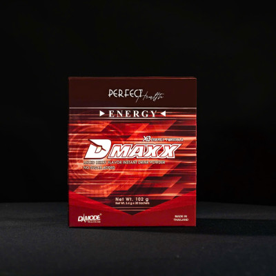 DMAXX thức uống bổ sung vitamin năng lượng không đường DAMODE 18 gói dùng thử màu đỏ