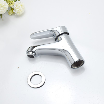 Vòi lavabo rửa mặt nóng lạnh bằng đồng mạ cao cấp mặt gương Hiwin KF-211