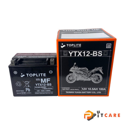 Ắc Quy Toplite 12V 10Ah YTX12-BS Chính Hãng Bảo Hành 6 Tháng