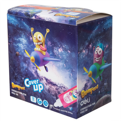 Bút Xoá Nước 12Ml Deli - Hồng, Xanh, Vàng - 1 Cái - EH10200