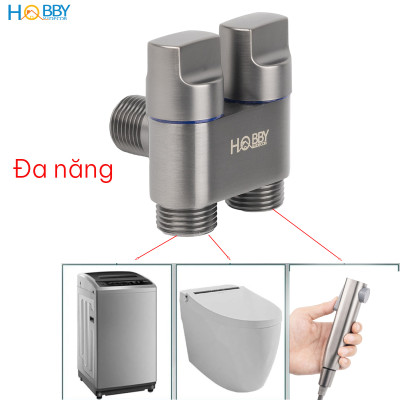 Bộ vòi xịt rửa toilet có van đa năng dây lò xo Hobby home decor VSR9