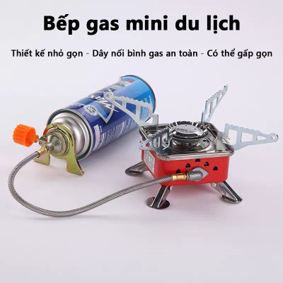Bếp Ga Xếp Gọn Du Lịch Có Dây - Hàng Chính Hãng