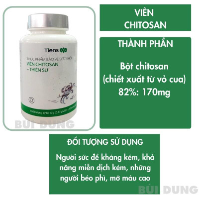 Thực phẩm chức năng viên chitosa bảo vệ sức khỏe TIENS