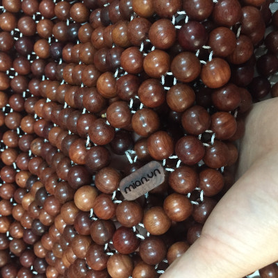 Chiếu Hạt Gỗ Hương Đỏ kích thước 2,2mx2m hạt 1.2cm ( video , hình thật )