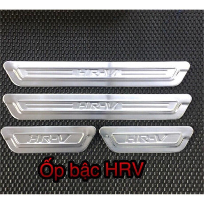 Ốp Bậc Chân Trong, Ngoài Xe Honda HRV 2022-2018 Mẫu Inox Cao Cấp
