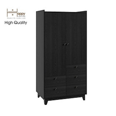 [Happy Home Furniture] KINA , Tủ quần áo 2 cửa mở - 5 ngăn kéo , 90cm x 58cm x 180cm ( DxRxC), TCM_039
