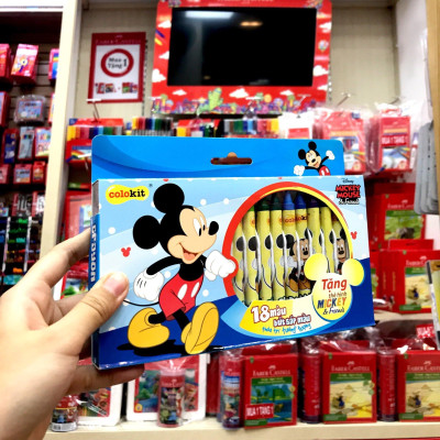 Bút Sáp Màu CR-C028/MI 18 Màu (Mẫu Màu Giao Ngẫu Nhiên)