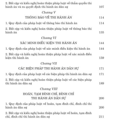 Pháp luật về thủ tục thi hành án dân sự