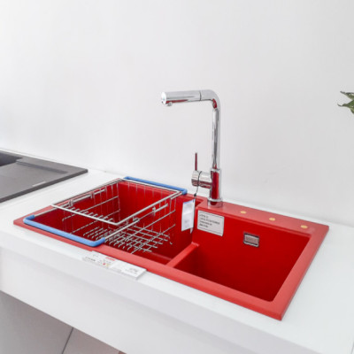 Chậu Rửa Chén Carysil TIP2 - 80% Bột Đá Granite Tự Nhiên - Hàng Chính Hãng