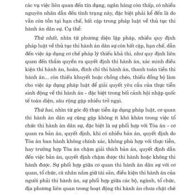 Pháp luật về thủ tục thi hành án dân sự