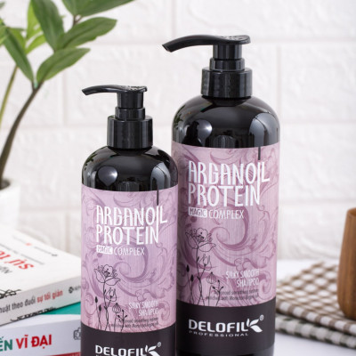 Dầu gội mềm mượt hỗ trợ điều trị gàu phục hồi hư tổn Delofil