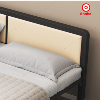 [ Miễn phí giao hàng cà lắp đặt TP. HCM] Giường ngủ sắt hiện đại Ohaha - GS008