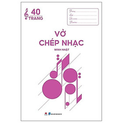 Vở Chép Nhạc 40 Trang