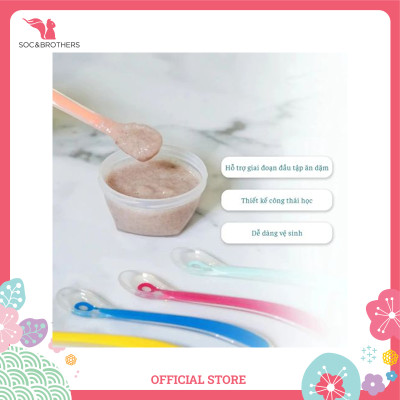 Thìa ăn dặm cho bé bằng Silicon Babymoov (5 chiếc/ hộp)