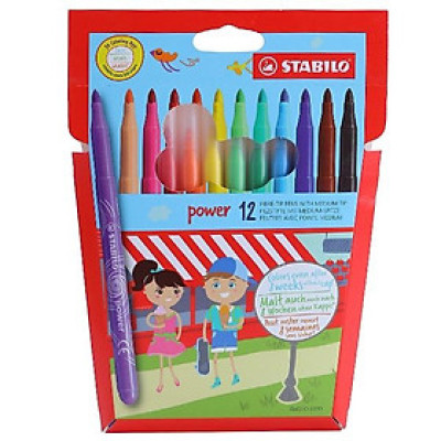 Bút Lông Tô Màu Đầu To 12 Cây