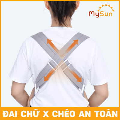Điệu địu vải cho em bé sơ sinh 4 tư thế có đỡ cổ đa năng an toàn 1 2 3 4 5 6 12 tháng tuổi MySun