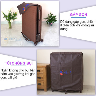 Giường gấp kiểu dáng Hàn quốc NIKITA NKT-HQ120