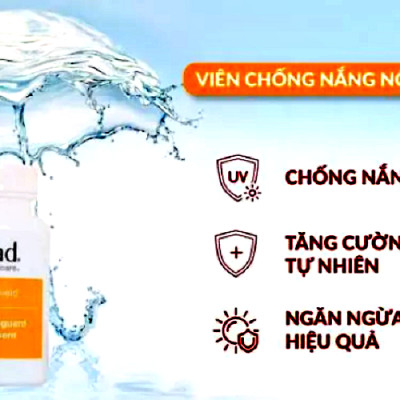 Viên uống chống nắng nội sinh Murad Hộp 60v, chiết xuất từ quả lựu, giúp bảo vệ da khỏi tác động của tia tử ngoại, làm sáng, mịn da, mang lại làn da tươi trẻ, khỏe mẫu mới