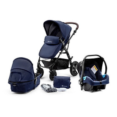 Bộ xe đẩy Kinderkraft MOOV3in1 cho bé từ 0 tháng tuổi đến 22kg  - Gồm xe đẩy, xe nôi và ghế ngồi ô tô - Hàng chính hãng
